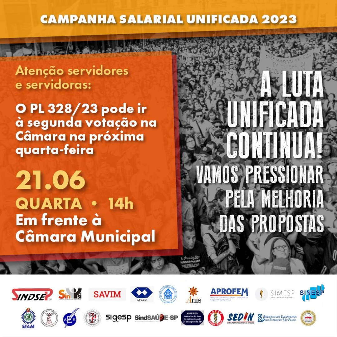 Campanha Salarial Unificada 2023 - Dia 21/06