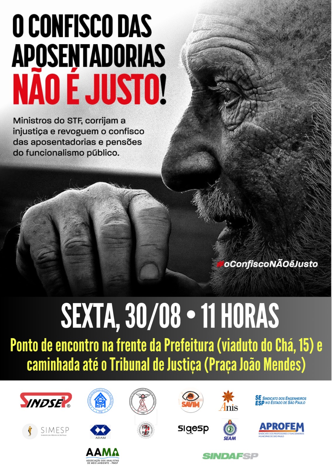 O Confisco das Aposentadorias não é Justo!