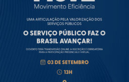 Evento: Movimento Eficiência, uma articulação pela valorização dos Serviços Públicos!